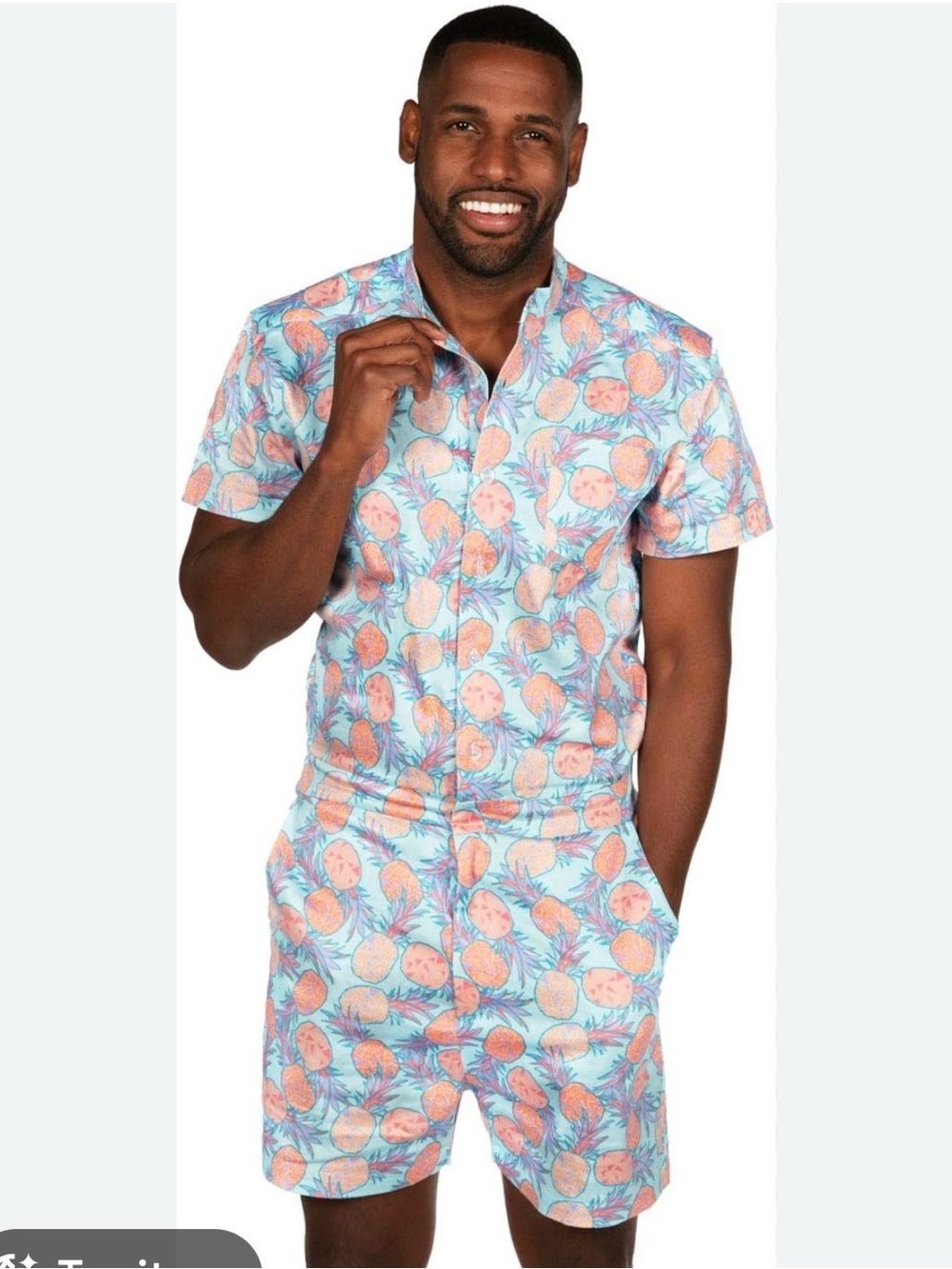 Romphim Pineapple Romper / Romphim Sz L